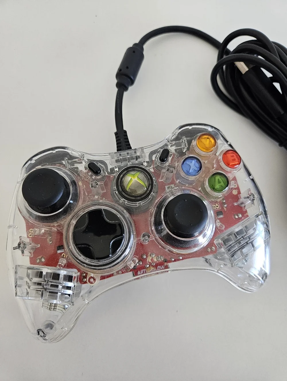 Afterglow Xbox Microsoft PL-3602 Red Wired Video Game Controller Remote Control